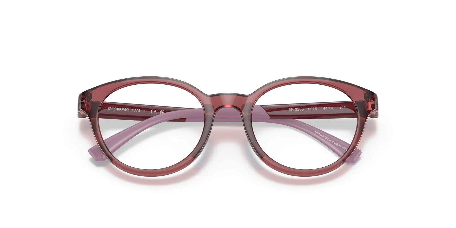 Emporio Armani Kids 3205 Eyeglasses - Transparent Pink - view 11